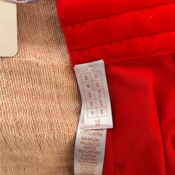 Elegant Red Lace Bra - Picture 3 of 3